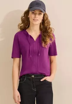 Базовая футболка Cecil, темно-фиолетовый