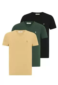 Базовая футболка CHASE 3 PACK Antioch, бежевый