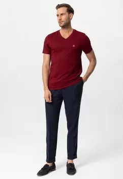 Базовая футболка Chase 3 Pack Antioch, темно-бордо-серый меланж