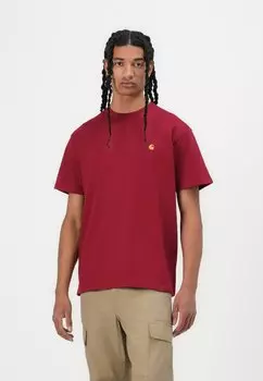 Базовая футболка CHASE Carhartt WIP, бургундия