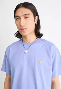 Базовая футболка Chase Carhartt WIP, очаровательный синий/золотой
