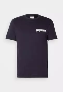 Базовая футболка CHEST BOX LOGO Calvin Klein, темно-синий
