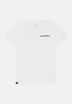 Базовая футболка Chest Hit Strip Tee Converse, белый