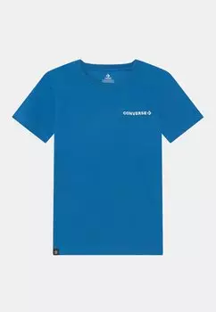 Базовая футболка Chest Hit Strip Tee Converse, цвет marina blue