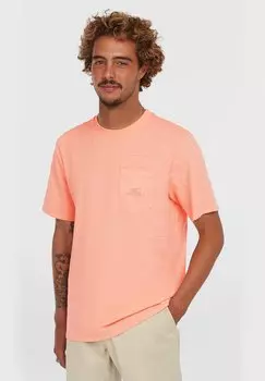 Базовая футболка CHEST POCKET O'Neill, светло-розовый