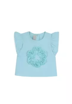 Базовая футболка Chicco, светло-голубой