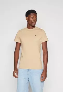 Базовая футболка CLASSIC C NECK Tommy Jeans, желто-песочный