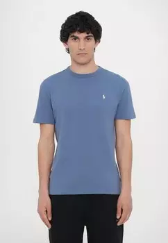 Базовая футболка CLASSIC FIT JERSEY CREWNECK T-SHIRT Polo Ralph Lauren, синий