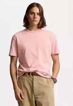Базовая футболка CLASSIC FIT JERSEY CREWNECK T-SHIRT Ralph Lauren, розовый