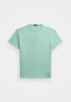 Базовая футболка CLASSIC FIT JERSEY CREWNECK T-SHIRT Polo Ralph Lauren, бирюзовый