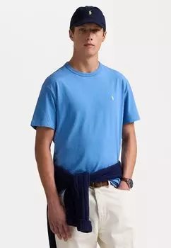Базовая футболка CLASSIC FIT JERSEY CREWNECK T-SHIRT Polo Ralph Lauren, синий
