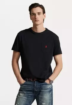 Базовая футболка CLASSIC FIT JERSEY POCKET T-SHIRT Ralph Lauren, черный