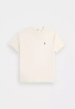 Базовая футболка CLASSIC FIT JERSEY V-NECK T-SHIRT Ralph Lauren, кремовый