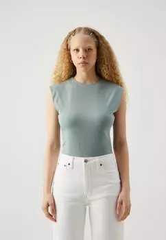 Базовая футболка Clean Crew Abercrombie & Fitch, зеленый