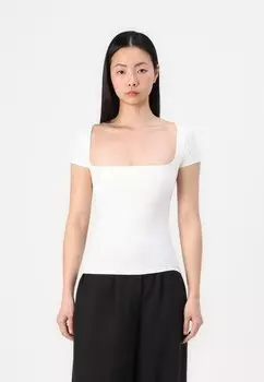 Базовая футболка CLEAN LINES BABY TEE Free People, белый