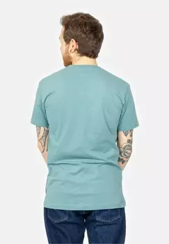 Базовая футболка Cleptomanicx, бирюзовый