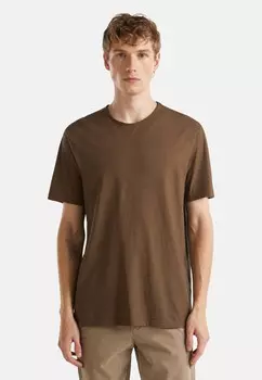 Базовая футболка COFFEE United Colors of Benetton, коричневый