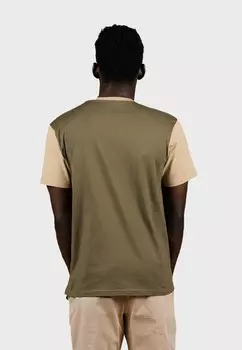 Базовая футболка COLOR BLOCK Trendsplant, хаки