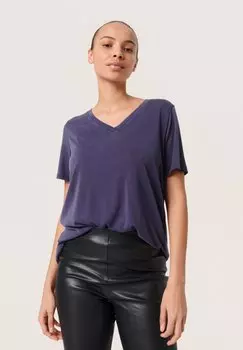 Базовая футболка COLUMBINE Soaked in Luxury, темно-синий