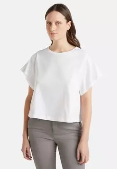 Базовая футболка COMFORT FIT United Colors of Benetton, белый