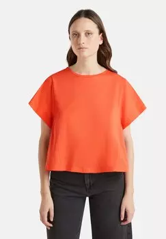 Базовая футболка COMFORT FIT United Colors of Benetton, оранжевый