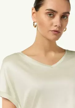 Базовая футболка comma, песочный