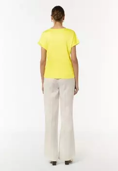 Базовая футболка comma, желтый