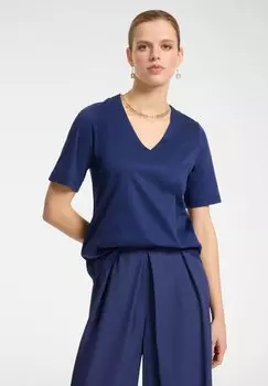 Базовая футболка CON SCOLLO A V Elena Mir, синий