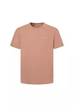 Базовая футболка CONNOR Pepe Jeans, коричневый