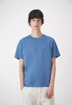Базовая футболка Connor Pepe Jeans, морская синяя