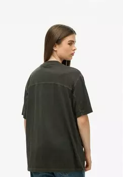 Базовая футболка CONTRAST STITCH POCKET Superdry, черный