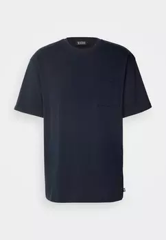 Базовая футболка CORE 3 CROSSES LOOSE FIT POCKET Scotch & Soda, темно-синий