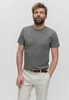 Базовая футболка CORE SOLID O-NECK Blck, хаки