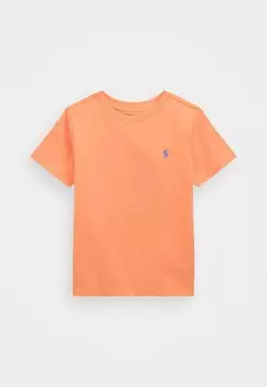 Базовая футболка COTTON JERSEY CREWNECK TEE Polo Ralph Lauren, оранжевый