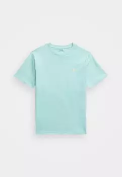 Базовая футболка COTTON JERSEY CREWNECK TEE Polo Ralph Lauren, светло-голубой