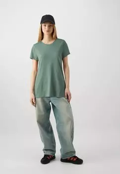 Базовая футболка Crew GAP, оливковый