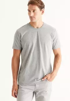 Базовая футболка CREW-NECK AC&CO / ALTINYILDIZ CLASSICS, светло-серый