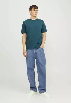 Базовая футболка CREW NECK Jack & Jones, бирюзовый