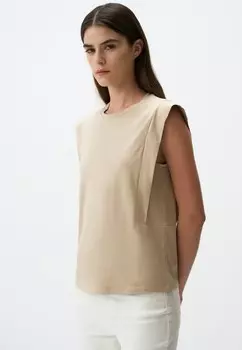 Базовая футболка CREW-NECK Jimmy Key, бежевый