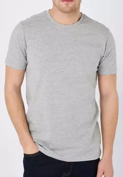 Базовая футболка Crew Neck Next, цвет mottled grey