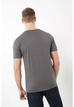 Базовая футболка Crew Neck Next, серая