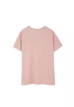 Базовая футболка CREW NECK SHORT SLEEVE DAGI, розовый