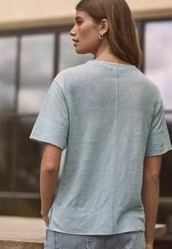 Базовая футболка CREW NECK SHORT SLEEVE Next, синий