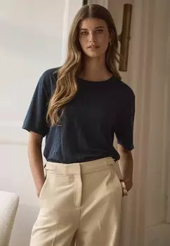Базовая футболка CREW NECK SHORT SLEEVE Next, синий