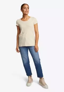 Базовая футболка CREW NECK SLUB Rich & Royal, бежевый