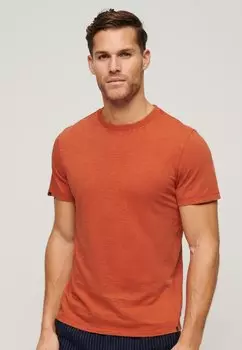 Базовая футболка CREW NECK SLUB Superdry, апельсин