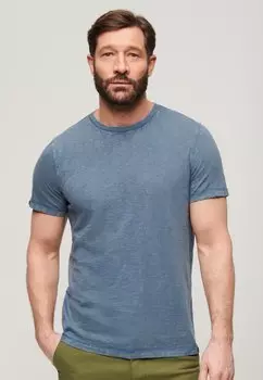 Базовая футболка CREW NECK SLUB Superdry, синий