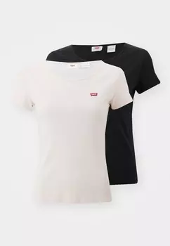 Базовая футболка CREW NECK TEE 2 PACK Levi's®, черный