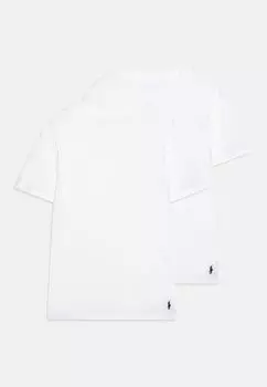Базовая футболка Crew Tee Unisex 2 Pack Polo Ralph Lauren, белый
