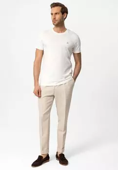 Базовая футболка CREWNECK - 3 PACK - SHORT SLEEVE - REGULAR FIT Antioch, бежевый